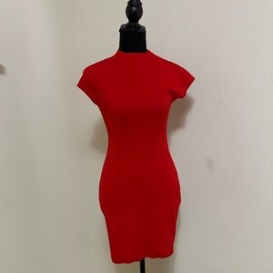 Zara Vibrant Red Mini Dress